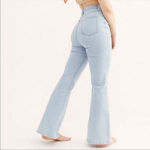 Free People  | CRVY Robyn High Rise Flare Jeans